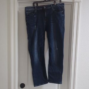 Armani Exchange Straight Jeans with Visible Stitching